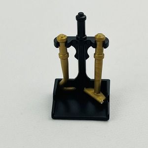 Playmobil Fireplace Tools 5310 Grandpa's Den Replacement Piece Victorian Mansion